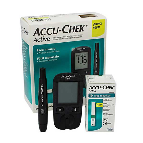 خرید دستگاه تست قند خون برند اکیوچک مدل ACCU-CHEK Active